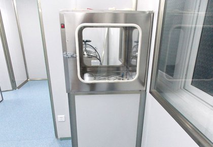 不銹鋼傳遞窗施工案例