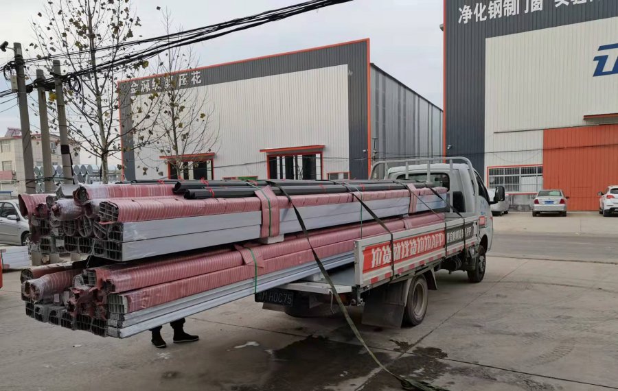 山東鄒平凈化車間施工發貨